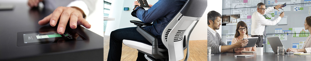 Stir Kinetic Desk, Steelcase Gesture, Haworth Bluescape Stir Kinetic Desk, Steelcase Gesture, Haworth Bluescape